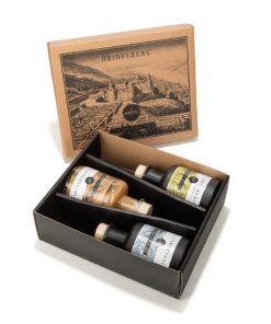 Geschenk-Set 1 "Kurfürstlicher Genuss" von der Genussmanufaktur Alex Hortus Palatinus in Heidelberg