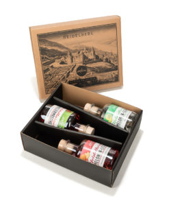 Geschenk-Set 3 'Heidelberger Student Prince" aus der Genussmanufaktur Alex Hortus Palatinus in Heidelberg