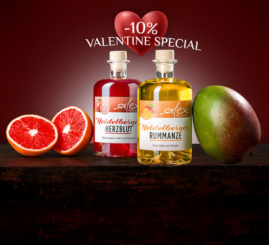 Heidelberger Valentine-Special aus der Genussmanufaktur Alex Hortus Palatinus in Heidelberg