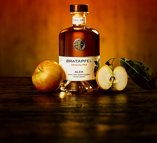 Bratapfel Likör 20%vol 0,5L von Alex Hortus Palatinus in Heidelberg